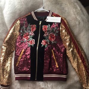Beautiful, unique bomber. Purchased at boutique.